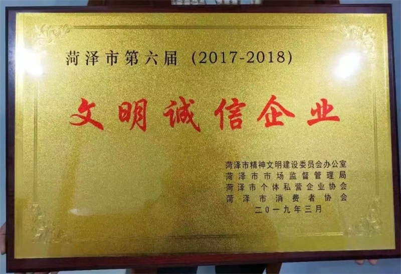 公司荣誉
